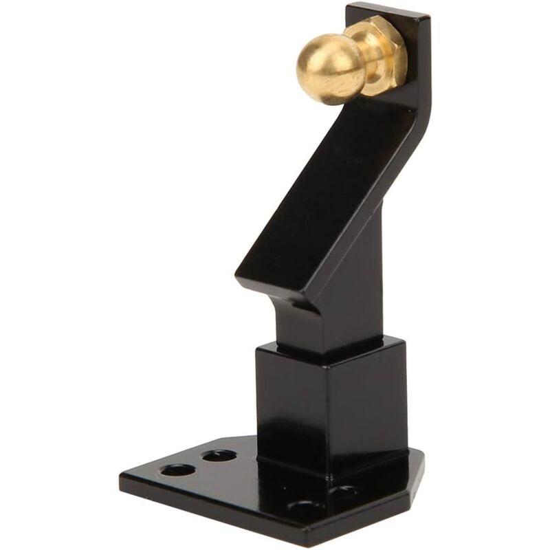 1 Pcs RC Crochet De Remorque, 2 Couleurs 1/10 RC Remorque Crochet De Voiture Camion Buggy Accessoires Pour D90 RC SCX10 CC01(Noir)