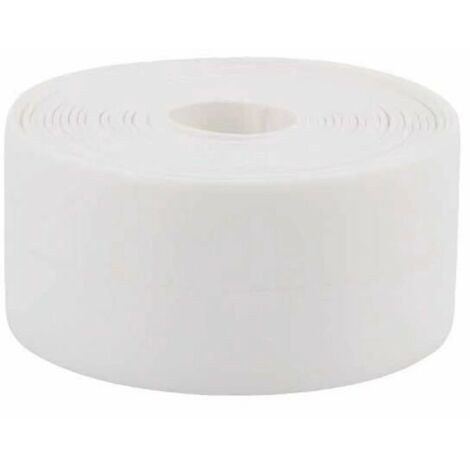 1 Pcs Ruban D'étanchéité étanche et Résistant à la Moisissure Auto-adhésif Ruban Caulk Bande Etancheite Autocollante pour Salle De Bain et Cuisine Joint Ruban d'étanchéité en PVC pour Fenêtre/Toilette