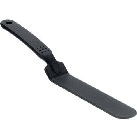 1 pcs spatule en silicone 31,5 cm, noire, sans danger pour les casseroles, résistante aux hautes températures