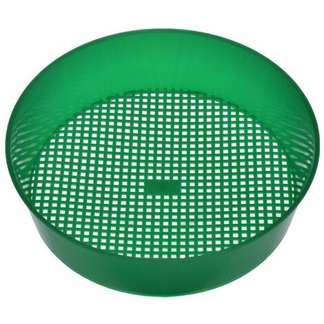 1 Pcs Tamis de Jardin en Plastique Maille Tamis de Sol Maille Écran Jardinage Semis Outils de Culture pour Filtrer La Terre Pierre Vert，Fonepro