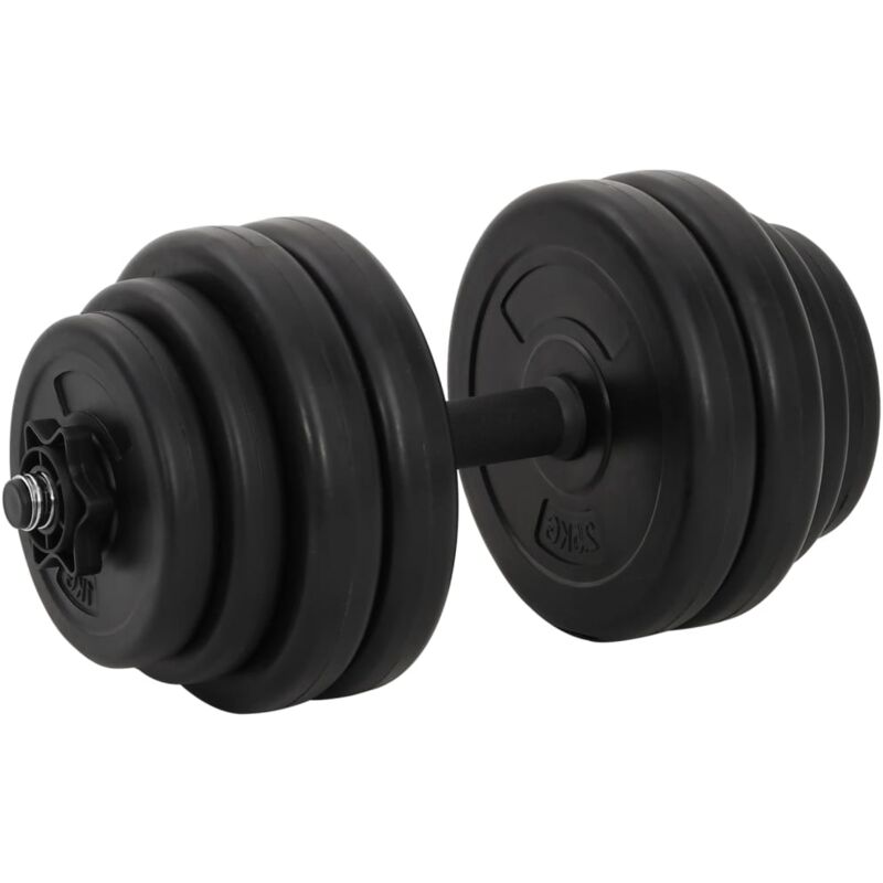 

Juego de mancuernas 15 kg - Negro - Vidaxl