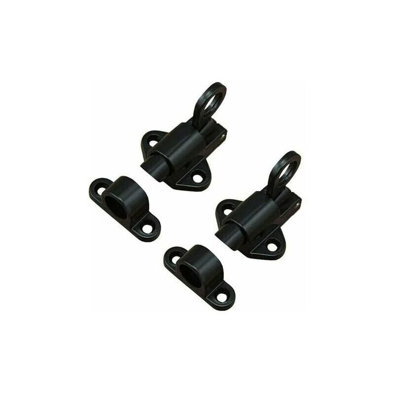 1 Petit verrou épais pour Portes, fenêtres, Portail Gris argenté