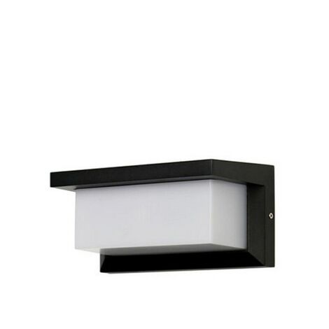1 pezzo 3000K Lampada da parete per esterni, Combuh Lampada da parete per esterni in alluminio Lampada a LED Lampada da parete per esterni Impermeabile IP65 Antracite Illuminazione Decorazione Luce pe