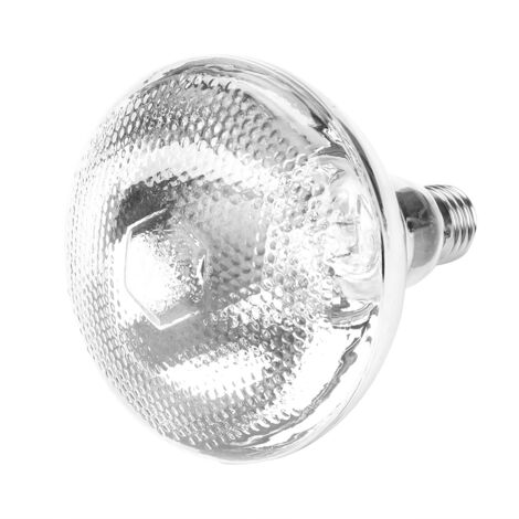1 pezzo di maialino e maialino, lampada di calore spessa, impermeabile, a prova di esplosione, con superficie a punti (245 W)