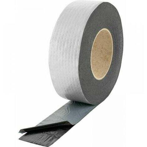 1 pezzo di nastro sigillante per tetti (10 m x 50 mm x 1 mm), nastro sigillante a freddo estremamente adesivo con rivestimento in alluminio.