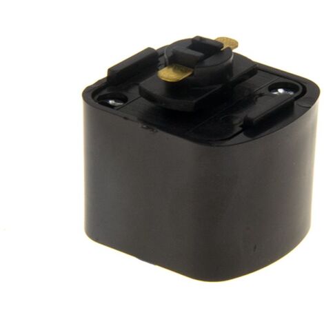 1-Phase Rail Carré Adaptateur Noir