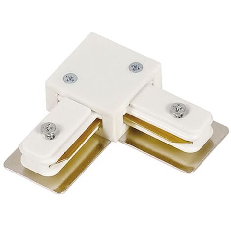 1-Phase Rail L-Connecteur Blanc