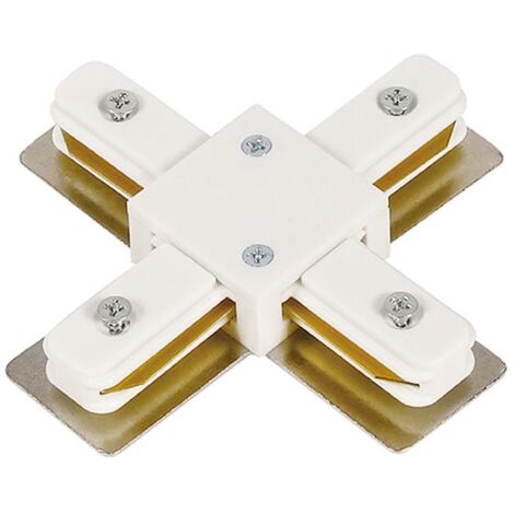 1-Phase Rail X-Connecteur Blanc