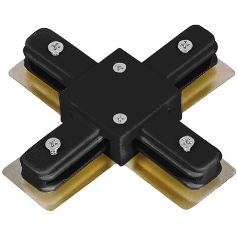1-Phase Rail X-Connecteur Noir