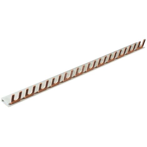 1-Phasenschiene 10mm², 210mm, 12 Pins, Kupfer Leistungsschalter