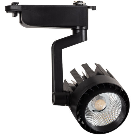 1-Phasenstromschiene LED-Strahler 30W Dora  (3000K - 4000K - 5000K) Schwarz