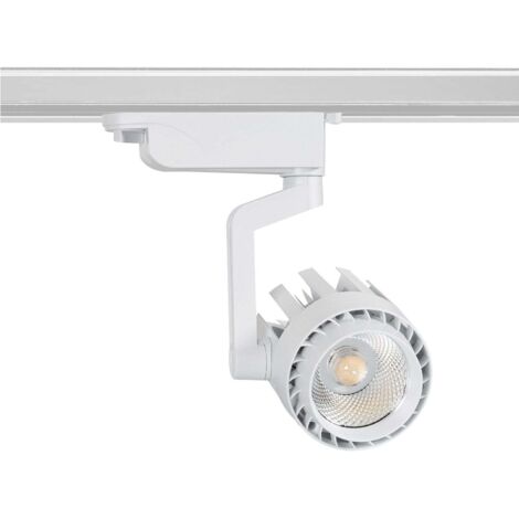 1-Phasenstromschiene LED-Strahler 30W Dora Weiss 3000K Warmweiß