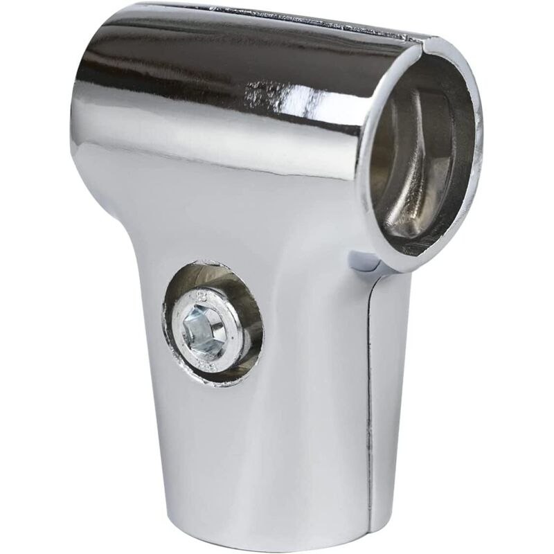 1 pièce pièces de fixation de joint de connexion en alliage d'aluminium, diamètre intérieur argenté de 25 mm pour cadre de tuyau rond, échafaudage,