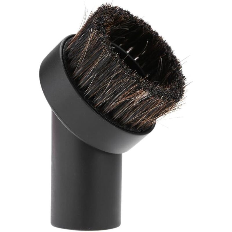 Brosse Ronde en Crin de Cheval pour Aspirateur - 1pc 32mm Brosse à Cheveux Plancher