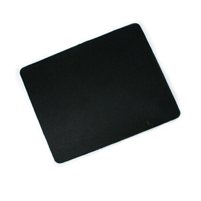 3 pcs Tapis de souris tapis d'ordinateur tapis de bureau tout noir --180x220x1.5mm