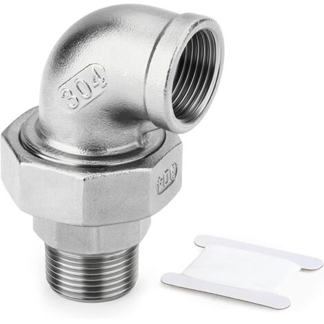 1 pièce 1/2" BSP Elbow femelle et mâle raccords de tuyau 304, raccord de tuyau