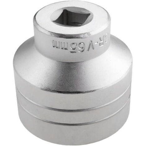 1 pièce 12 pans carré 3/4 pouce Douille standard métrique pour écrou de moyeu unique compatible avec Ford Transit Sliver (Diamètre 65 mm)