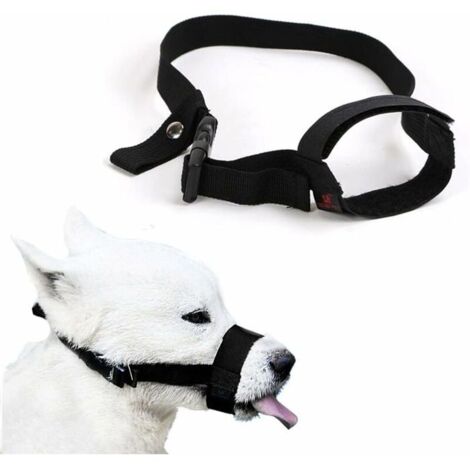 1 pièce 18-24 cm Muselière pour chien Muselière réglable en nylon Muselière anti-aboiement Muselière souple réglable pour chiens de