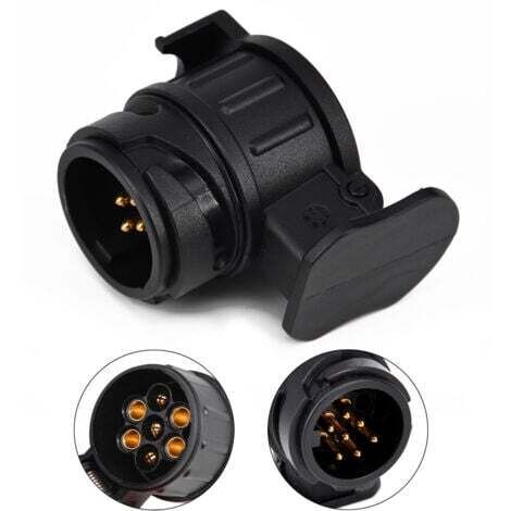 1 pièce adaptateur 13 broches à 7 broches pour remorque prise 13 broches pour remorque de voiture-tracteur-caravane-porte-vélos