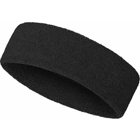 1 pièce bandeau de sport pour adultes bandeau unisexe bandeau de sport en coton absorbant l'humidité bandeau élastique de sport-