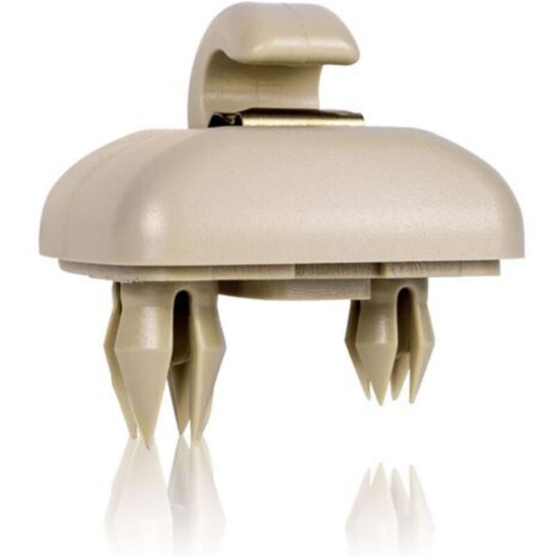 1 Piece Beige Car Sun Visor Clip, Car Sun Visor Hook Holder Bracket for Audi A1 A3 A4 A5 Q3 Q5 (8E0 857 562) A7 B6 B7 B8 S4 S5