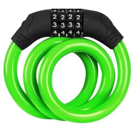 1 Piece Bicycle Lock 4-Digit Bicycle Lock with Security Code - Vert(12x650MM)