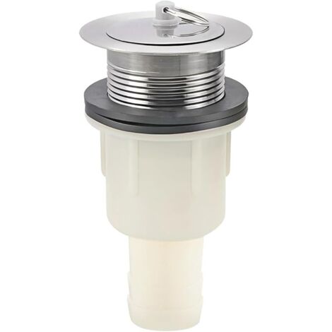 1 Pièce Bonde D' évier, Bonde à Panier en INOX, sans Trop-Plein, Crépine de Panier D'évier de Cuisine pour Éviers à Vadrouille, 40