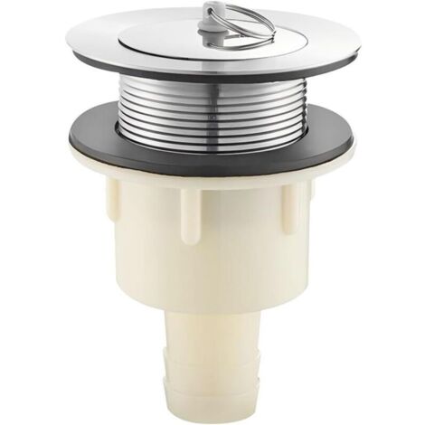 1 Pièce Bonde D' évier, Bonde à Panier en INOX, sans Trop-Plein, Crépine de Panier D'évier de Cuisine pour Éviers à Vadrouille, 50