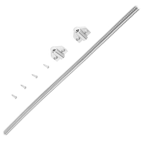 1 Pièce Boucle de Porte 40 cm avec Extrémités Triangulaires pour Montage à Mortaise Apparente, Protection de Câbles et Fils