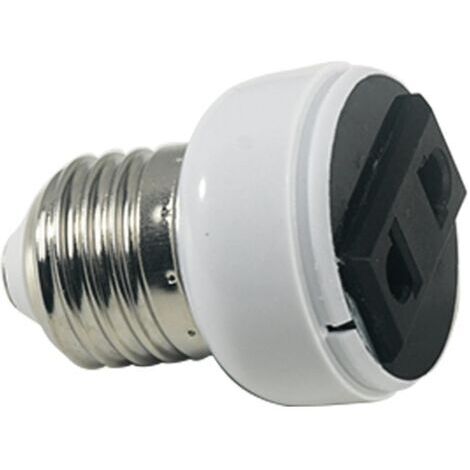 1 Pièce Convertisseur E27 Cache-prises Avec Convertisseur Prise Adaptateur, Douille,Sortie D'ampoule Support De Lampe Brancher Ampoules pour la maison et le studio