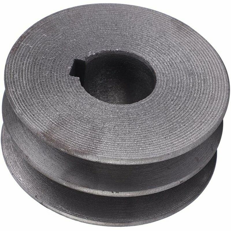 1 pièce de poulie de fonte en acier pour machine de découpe, diamètre 72 mm, trou de 24 mm, poulie de moteur de roue