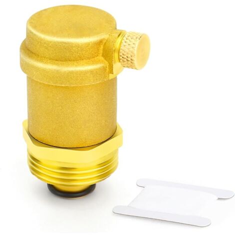 1 pièce de soupape de purge d'air automatique en laiton, soupape de purge d'air 3/4" BSP Purge d'air dans le système de chauffage pour chauffe-eau solaire et système CVC