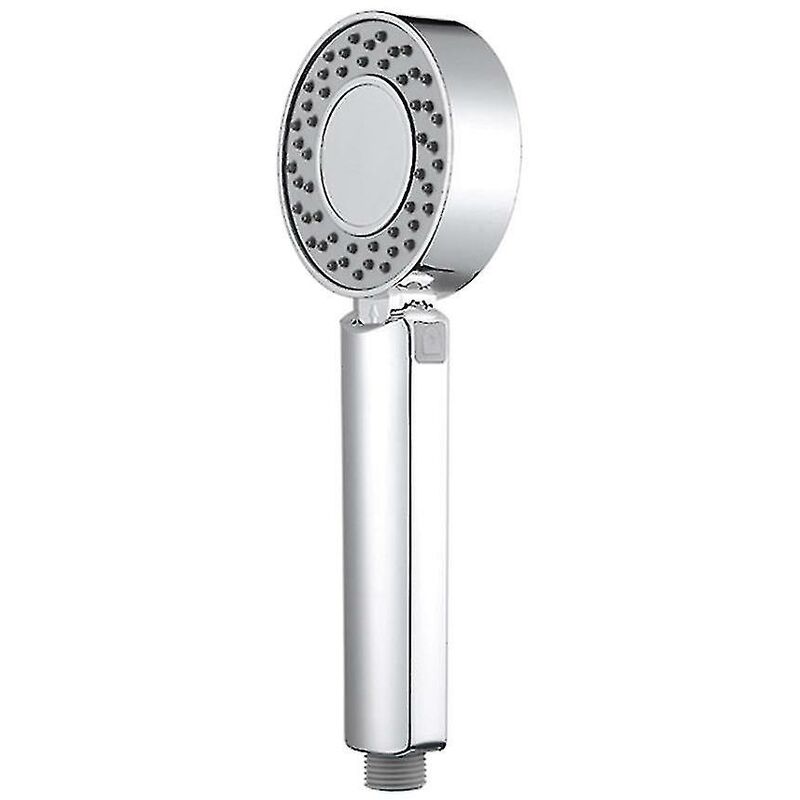 1 Piece Double Spray Coating Handheld Shower Head for Bathroom (Silver)