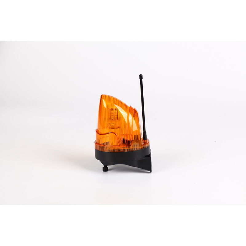 1 pièce Flash de porte universel 220V avec antenne Flash LED porte de Garage automatique multi-tension étanche avec support mural