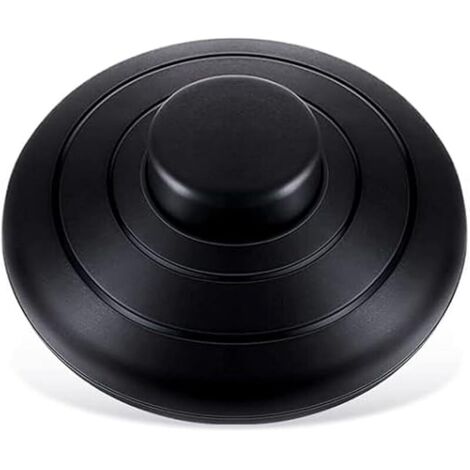 1 pièce Interrupteur à pédale pour lampadaire, interrupteur à pédale AC 100-250 V, interrupteur en ligne à pied rond, bouton-poussoir à ressort pour le contrôle marche-arrêt de la lumière LED
