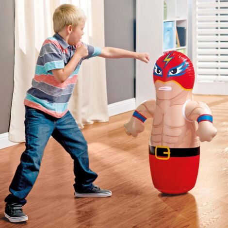Sac de frappe gonflable pour, anti-basculement, pour tout-petits, ballon de boxe gonflable pour fitness, maison, intérieur, salle de sport