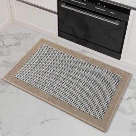 1 pièce (marron, 50120cm) tapis en caoutchouc antidérapant pour évier de cuisine, tapis absorbant lavable en machine