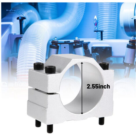 1 pièce moteur broche CNC avec 4 vis, support de pince 65mm