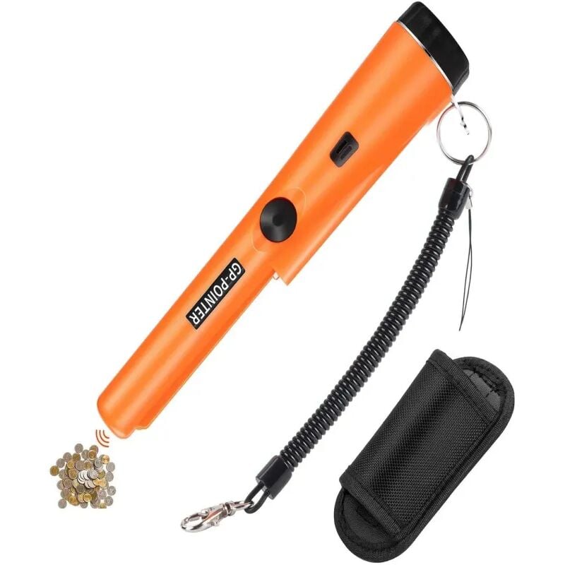 LIFCAUSAL Détecteur de métaux étanche avec pointeur de précision et accessoires de scanning pour détection de métaux imperméables