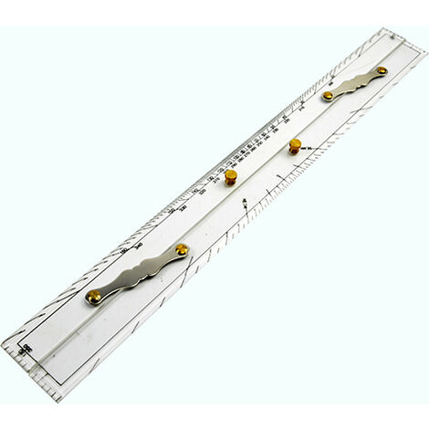 1 Piece Nautical Ruler Parallel Ruler Chart Parallel Ruler Point Mapping Shooting Parallel Ruler 600MM