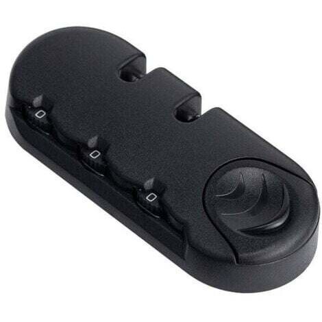 1 pièce noir 3 chiffres combinaison cadenas pour voyage bagages valise Code serrure fixe serrure antivol sac accessoires