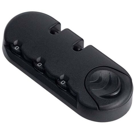 1 pièce noir 3 chiffres combinaison cadenas pour voyage bagages valise Code serrure fixe serrure antivol sac accessoires
