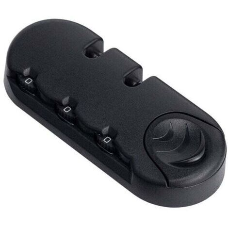 1 pièce noir 3 chiffres combinaison cadenas pour voyage bagages valise Code serrure fixe serrure antivol sac accessoires