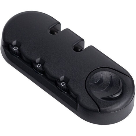 1 pièce noir 3 chiffres combinaison cadenas pour voyage bagages valise Code serrure fixe serrure antivol sac accessoires