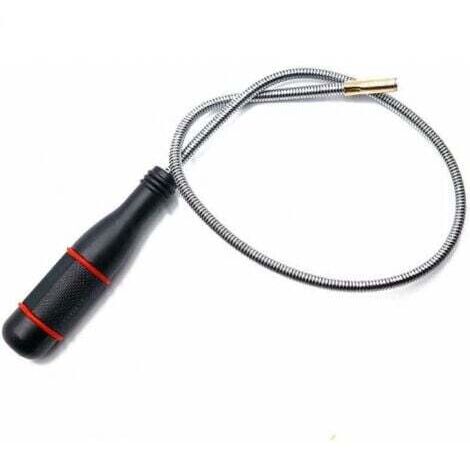 1 pièce Outil de ramassage magnétique flexible , balai magnétique mécanique à aimant flexible portable pour la cueillette de petites pièces, écrous, boulons, vis, clés, pièces automobiles 590 mm
