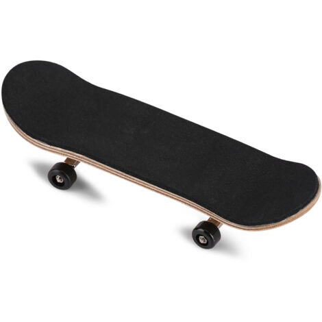 1 Pièce Planche à Doigts en Bois d'Érable et Alliage avec Boîte - Cadeau Anti-Stress Noir