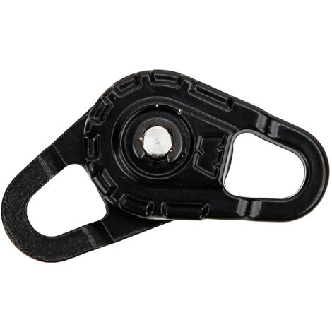 1 pièce Poulie de Treuil en Métal Noir pour Voiture RC 1:10, Bloc de Traction Lourd pour Pièces de Modélisme