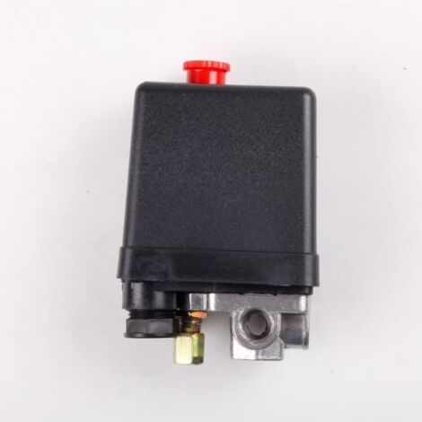1 Pièce Pressostat pour Compresseur d’Air Commutateur de Compresseur Pressostat Vanne de contrôle 90-125 PSI 240V