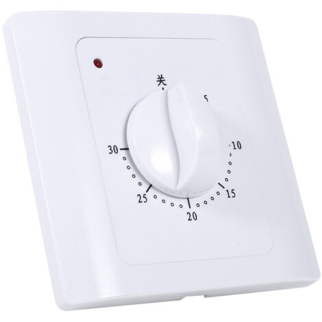 1 Pièce Prise Intelligente Minuterie Numérique 30 Min, Temporisateur Électrique AC 220V 10A avec Contrôle Minuterie