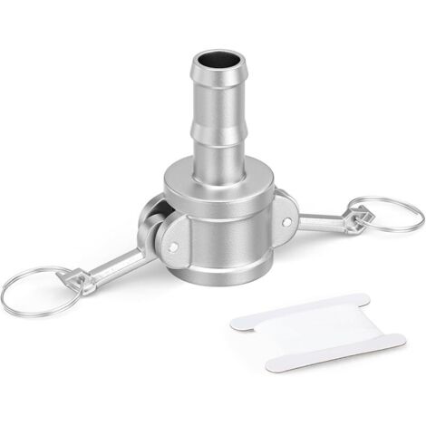 1 pièce Raccords Camlock Type C, 1" BSP 304 en acier inoxydable Came et raccord de tuyau rainuré pour l’eau et l’air